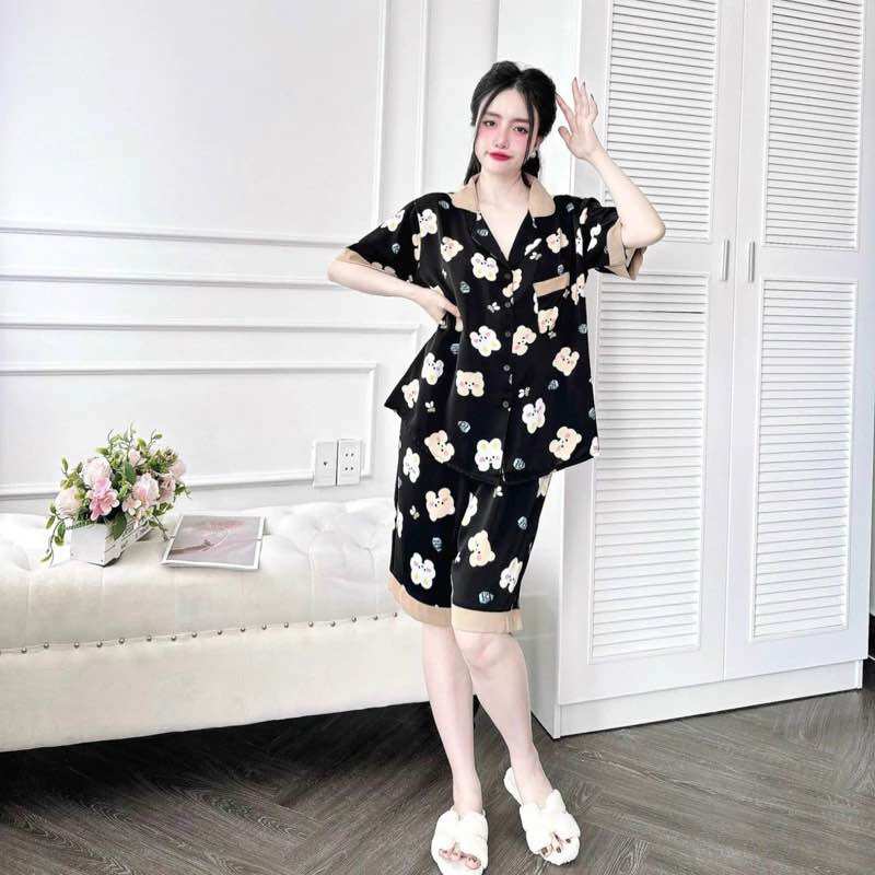 (Bigsize 45-110kg) Đồ bộ Lụa Mango Cao Cấp - Hàng chuẩn size