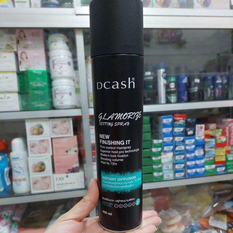 Keo xịt giữ nếp tóc dcash glamorige 400ml,tóc sáng bóng, không bệt, nhập khẩu thái lan