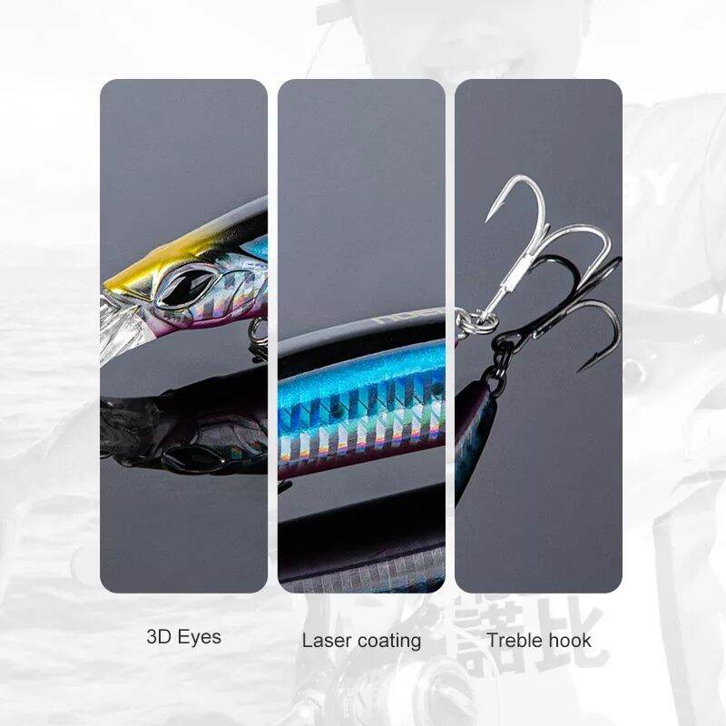 NOEBY NBL9498 MỒI CÂU CÁ 130mm/23g