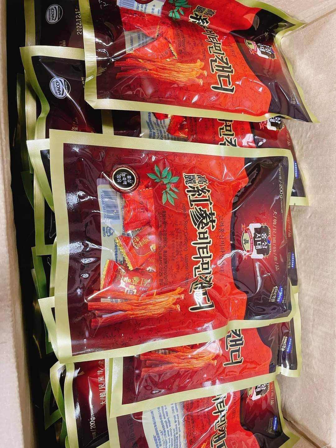 Kẹo Hồng Sâm Dẻo Hàn Quốc 200g