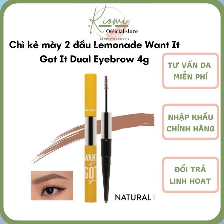 Chì kẻ mày 2 đầu Lemonade Want It Got Dual Eyedrow