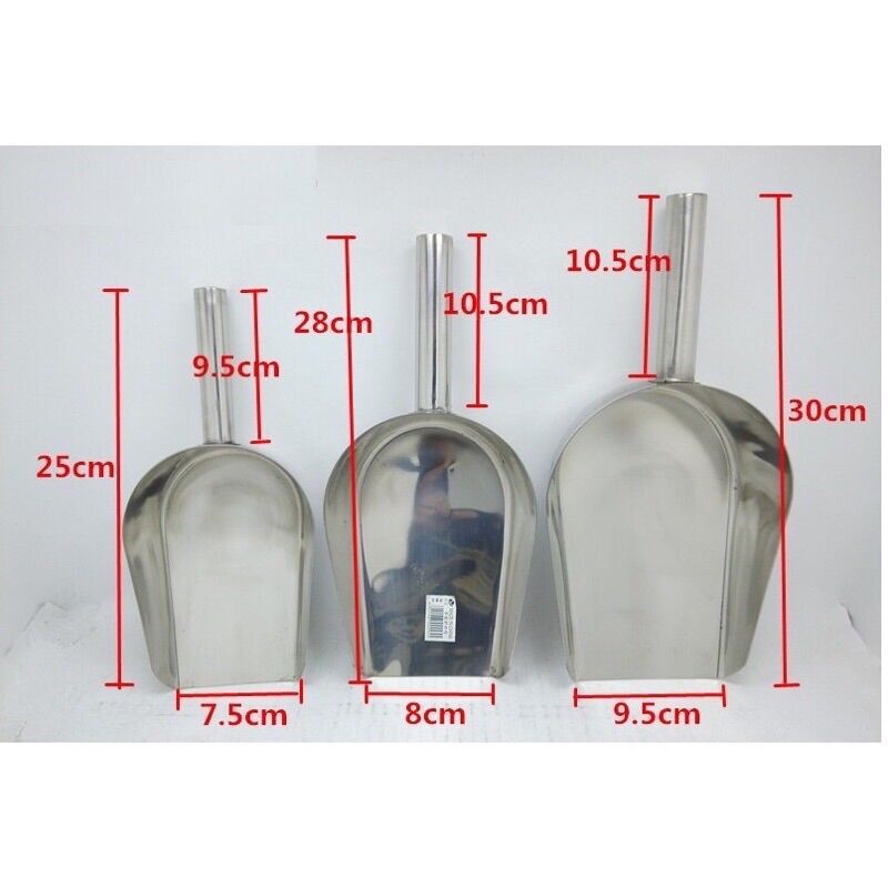 Muỗng xúc bột chất liệu inox