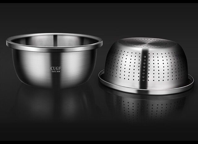 Bộ thau rổ Inox 304 CUGF - T89