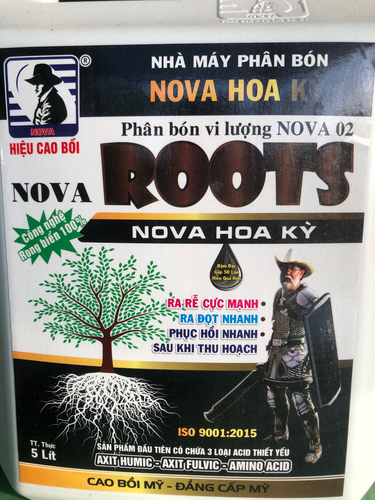 Phân bón Roots Nova Hoa Kỳ 🇺🇸 | Cal 5 lít