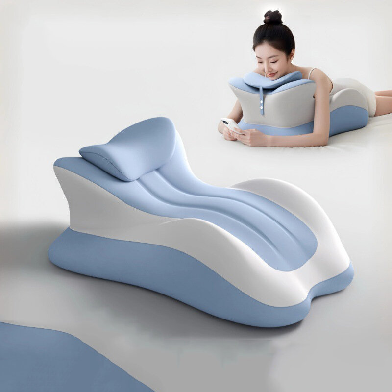 Gối Kê Cổ, Chân Hình Nêm Bằng Mút Nhớt Công Thái Học Để Đọc Sách, Dùng Điện Thoại Trên Giường, Ghế Sofa – Giảm Đau, Hỗ Trợ Thoải Mái
