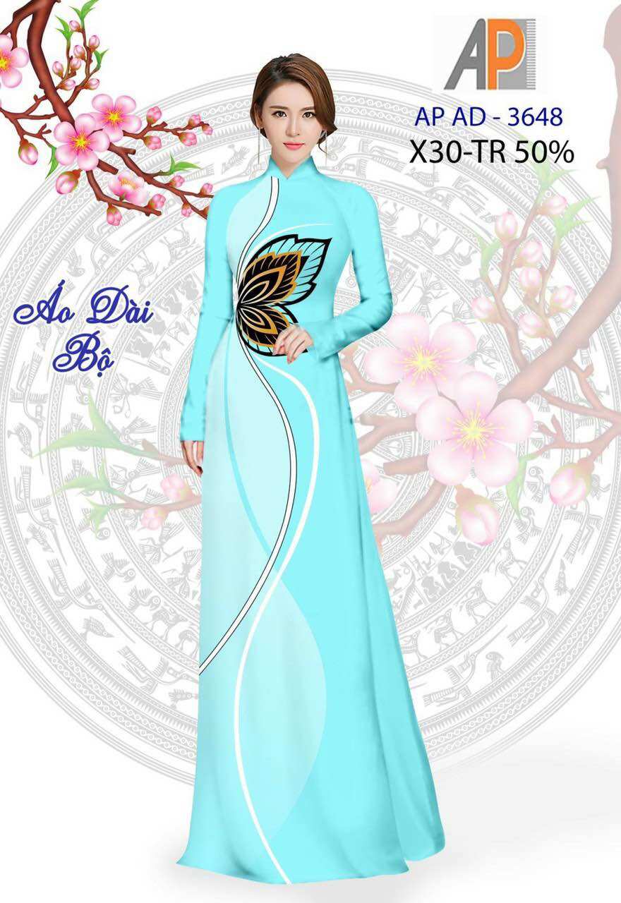 Vải áo dài hoa eo