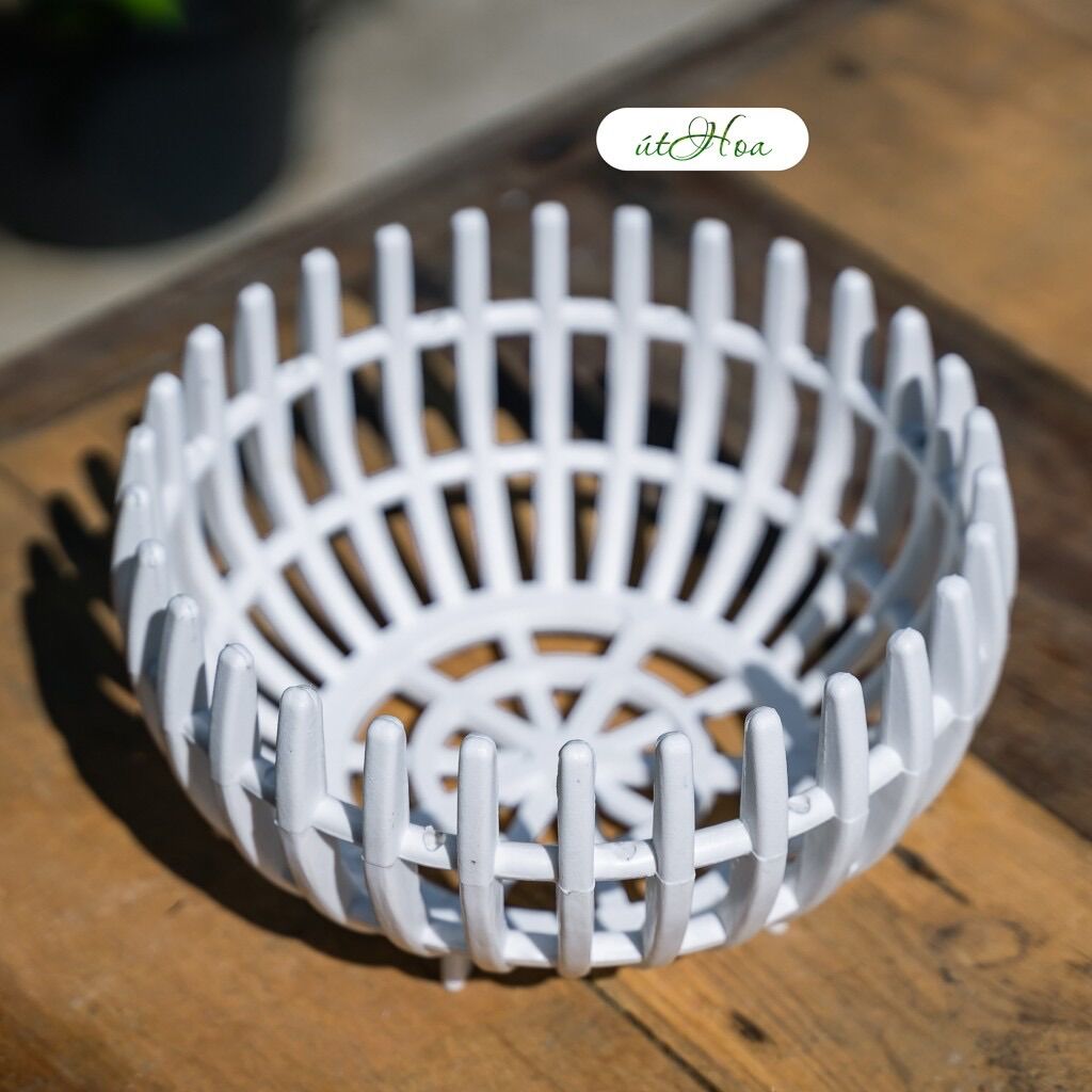 Combo 5 chậu trồng lan rổ bí phi 21cm
