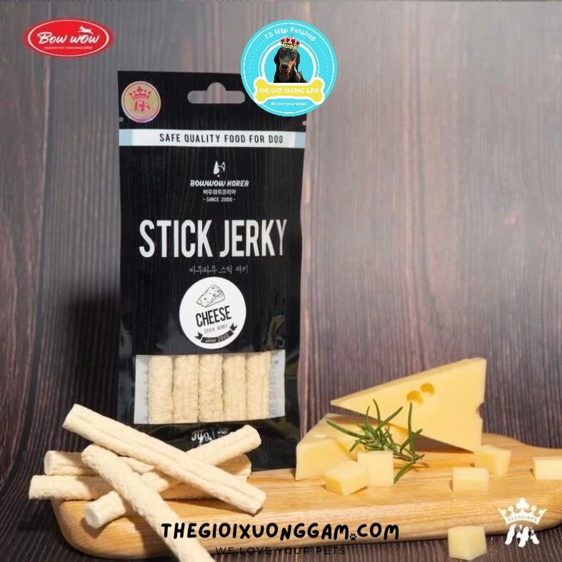 [HCM] THỊT QUE MỀM BOWWOW CHO CHÓ 50GR