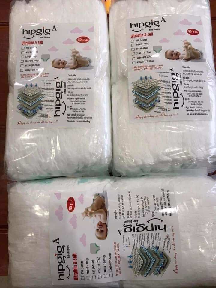 Bỉm hipgip A combo 100m loại chuẩn