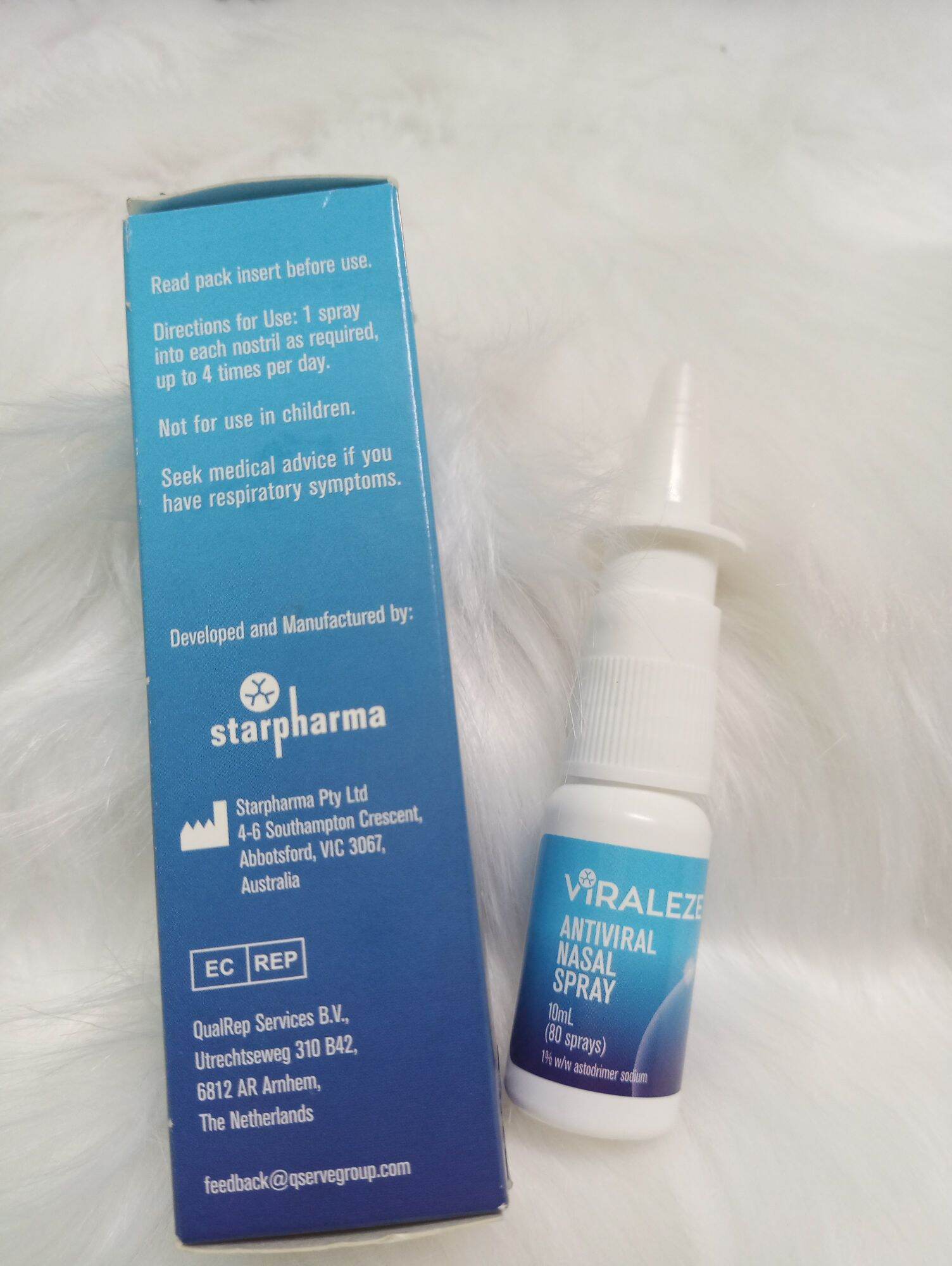 Xịt Mũi Viraleze 1 Hộp 1 Chai 10ml