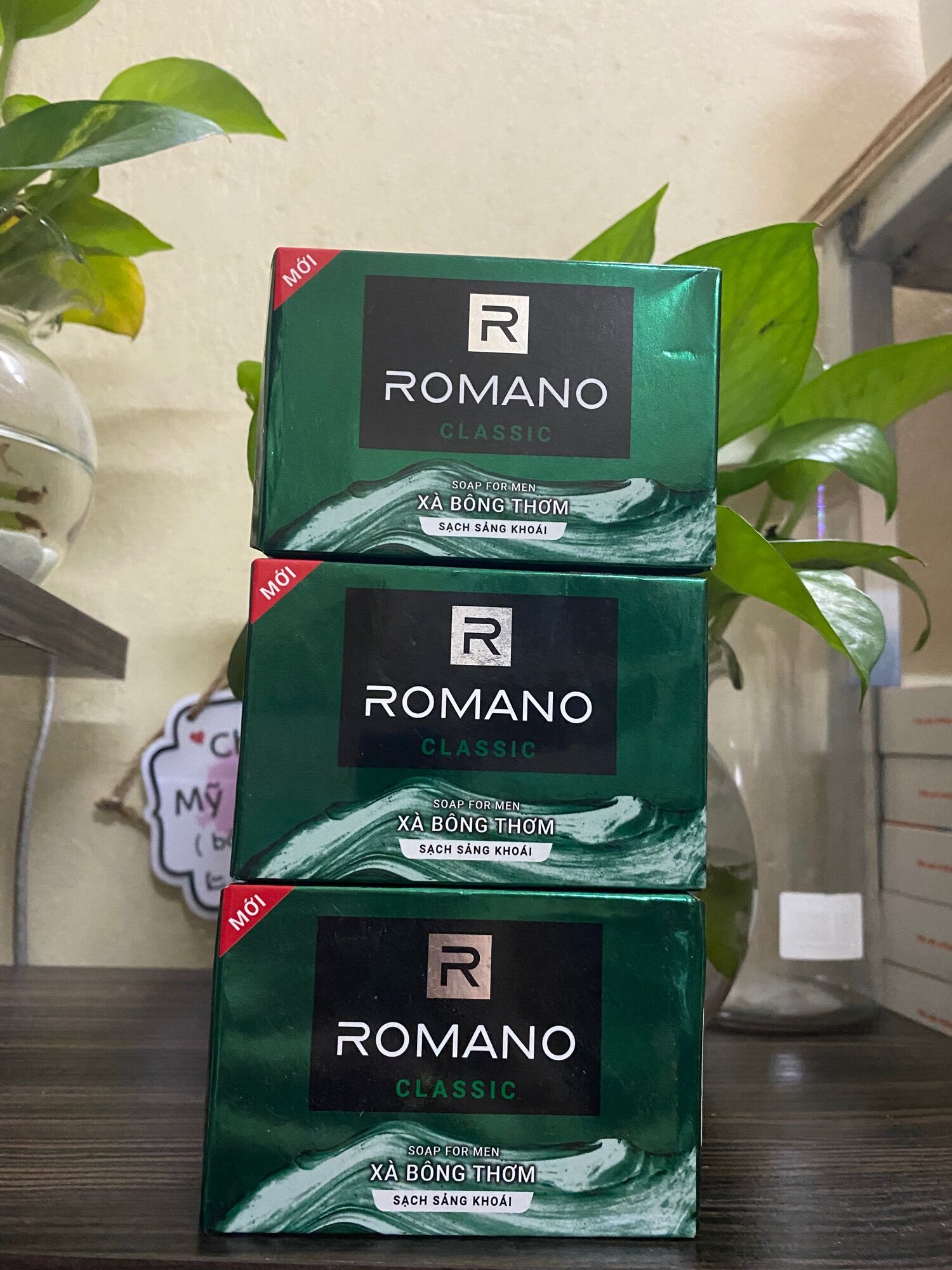 3 cuc XÀ BÔNG NƯỚC HOA Romano 90G