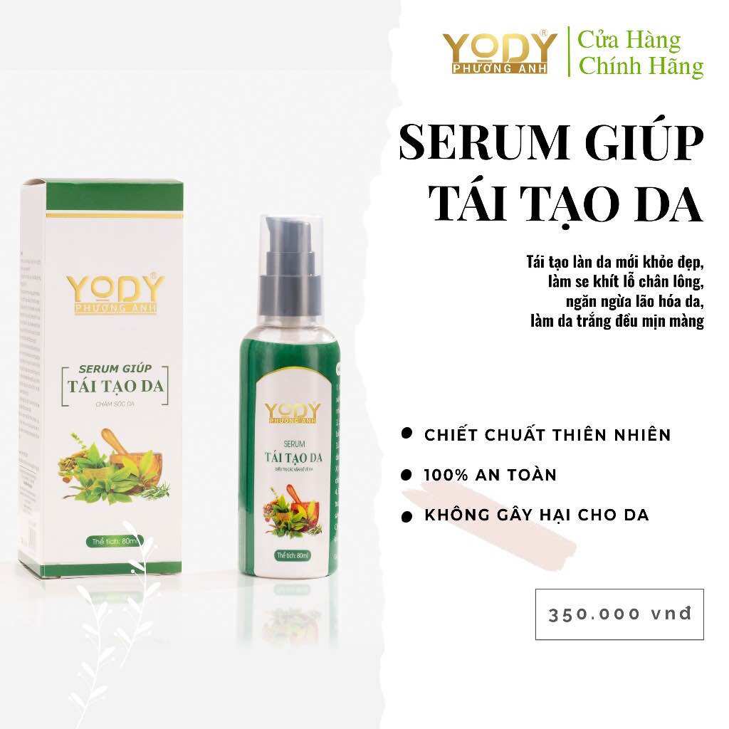 [ Chính Hãng] Combo ( tái tạo da - bột rửa mặt) Yody Phương Anh