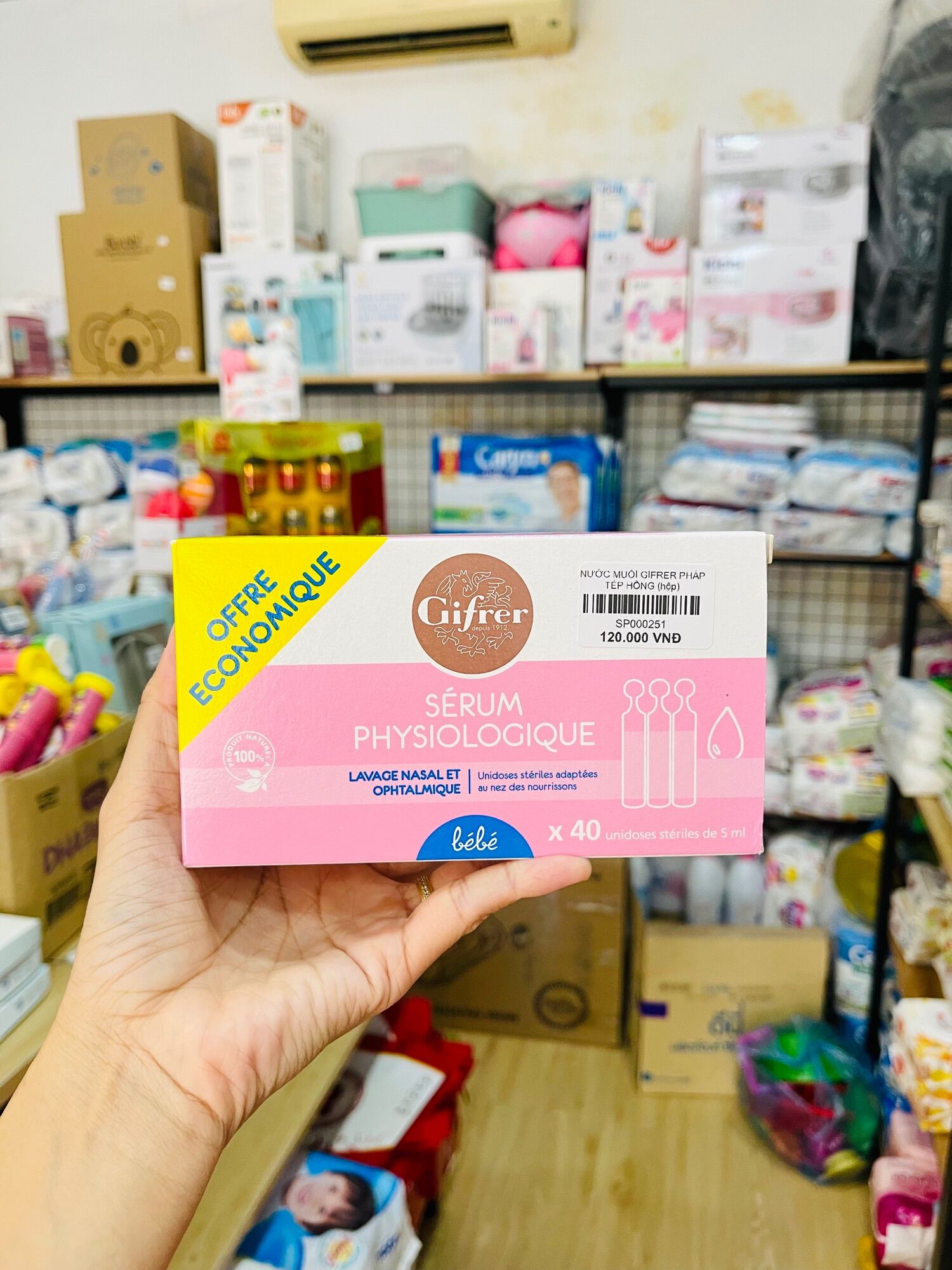 Muối hồng sinh lý Pháp Gifrer