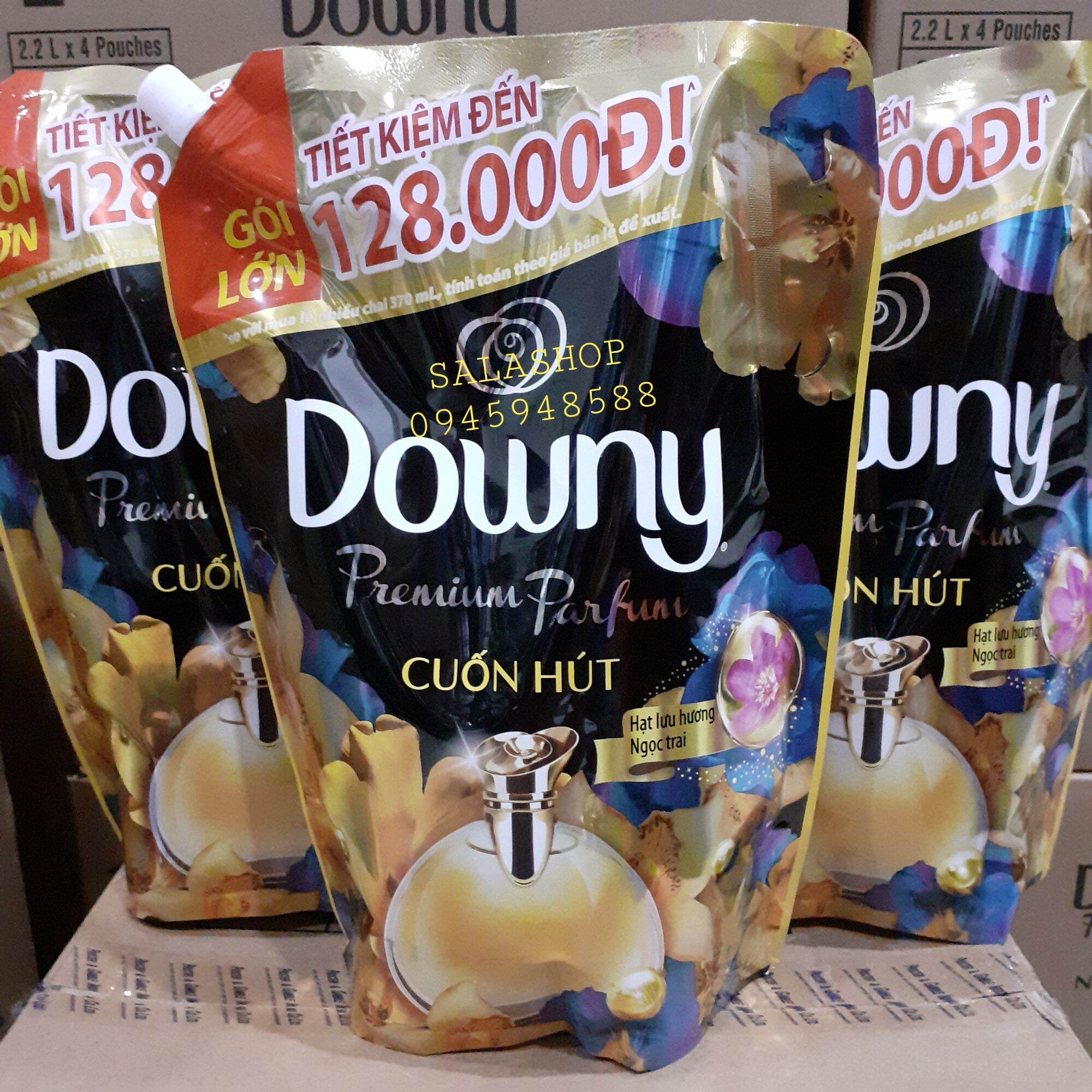 [HCM]Nước xả vải Downy đậm đặc Cuốn Hút 2.2l