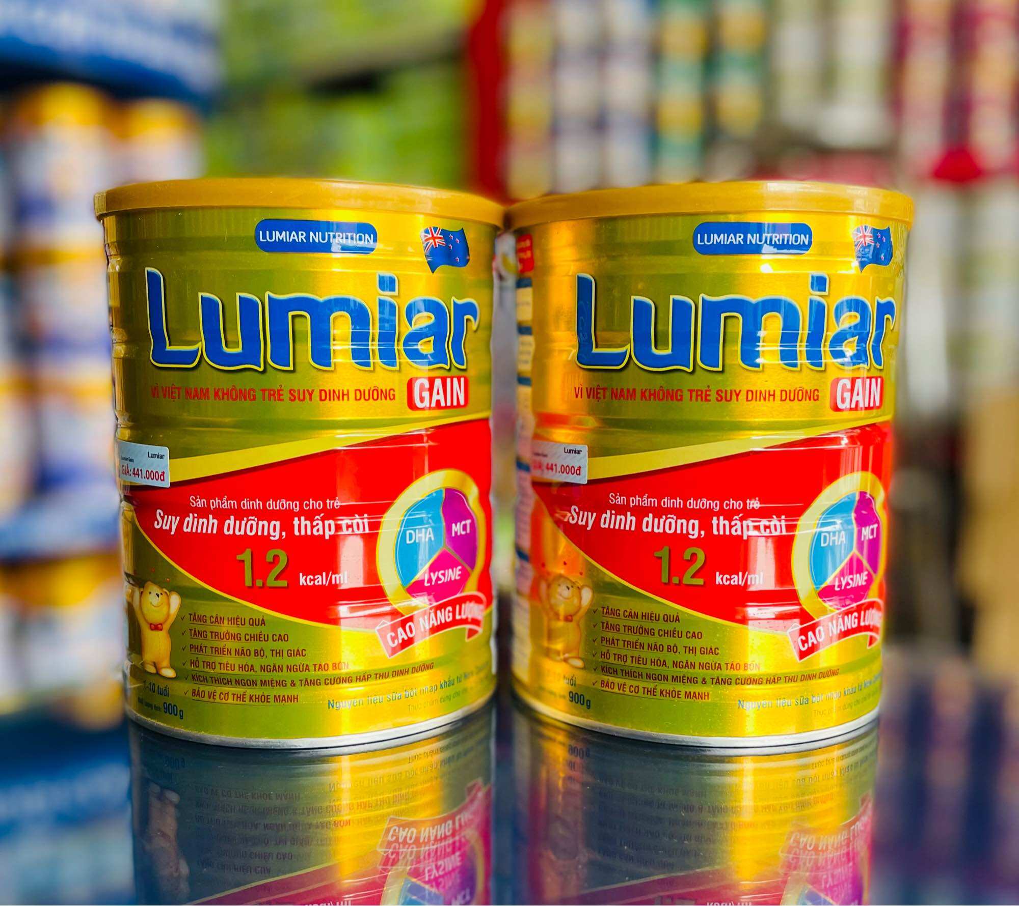 Sữa Bột Lumiar Gain Dinh dưỡng cho trẻ thấp Còi (900g)