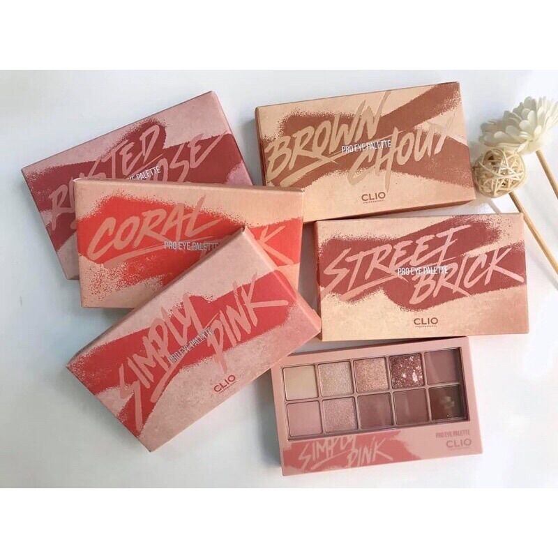 Phấn mắt clio palette peach grovee