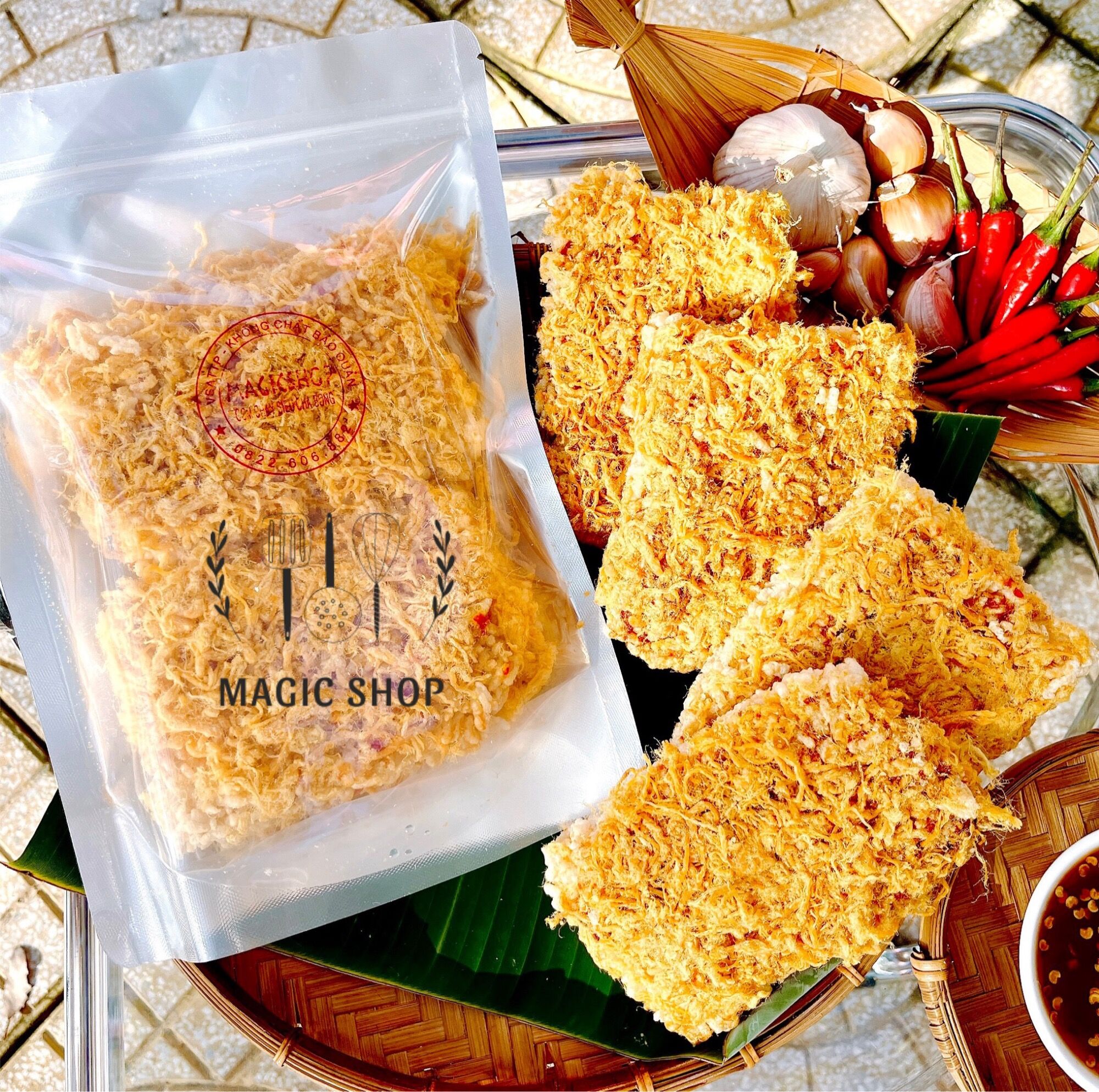 Cơm cháy siêu chà bông Magic Shop
