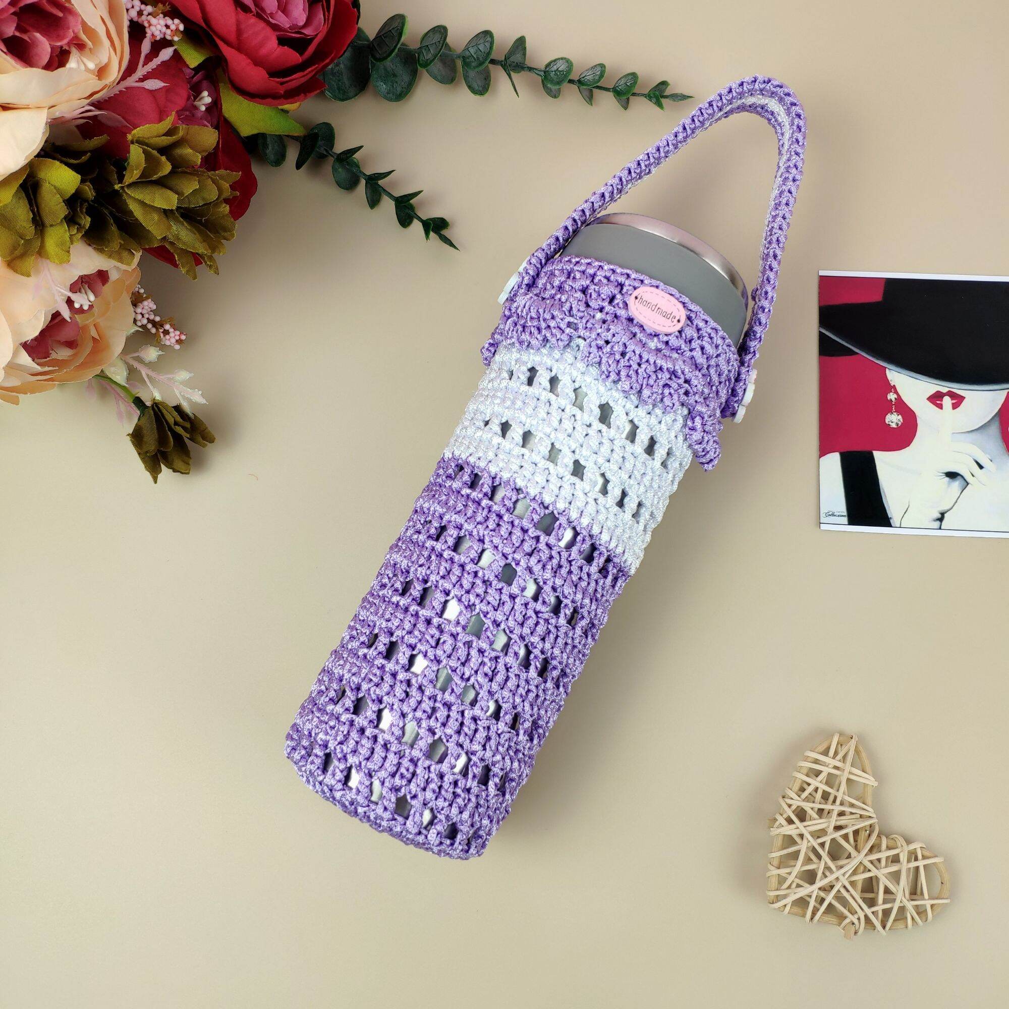 Túi đựng bình nước handmade