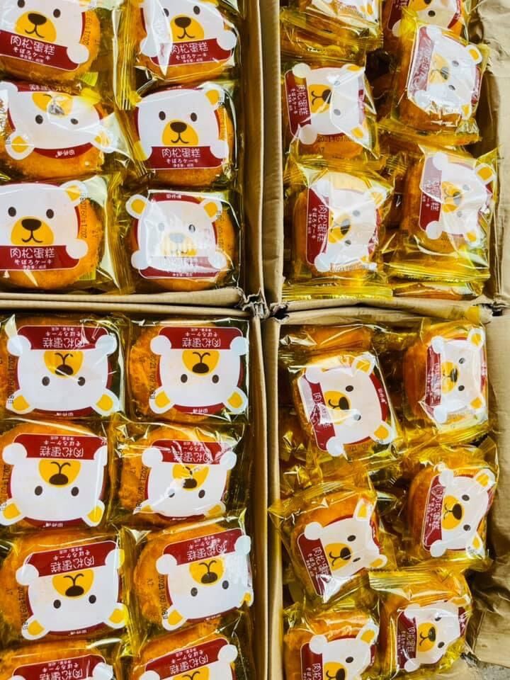 Bánh Gấu chà bông Thùng 30 cái