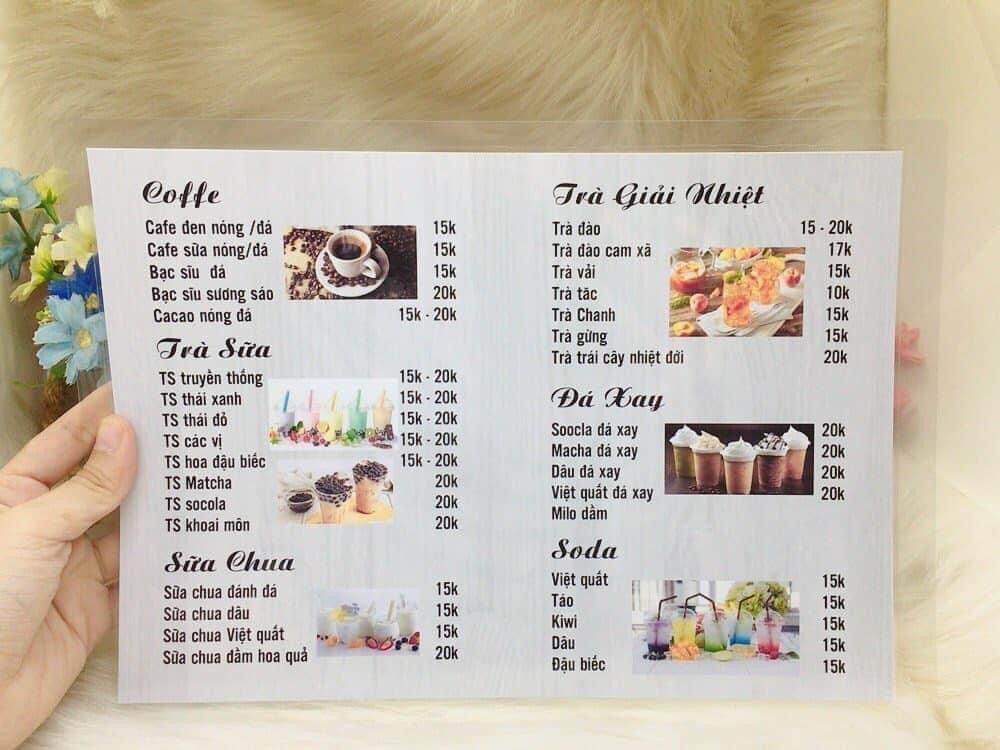 MENU GIẤY ÉP PLASTIC IN THEO YÊU CẦU