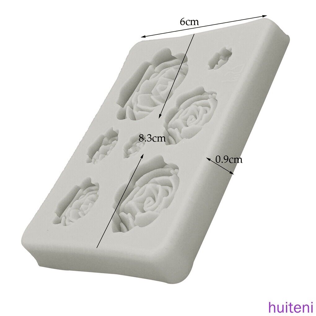 Khuôn silicon hoa hồng lớn