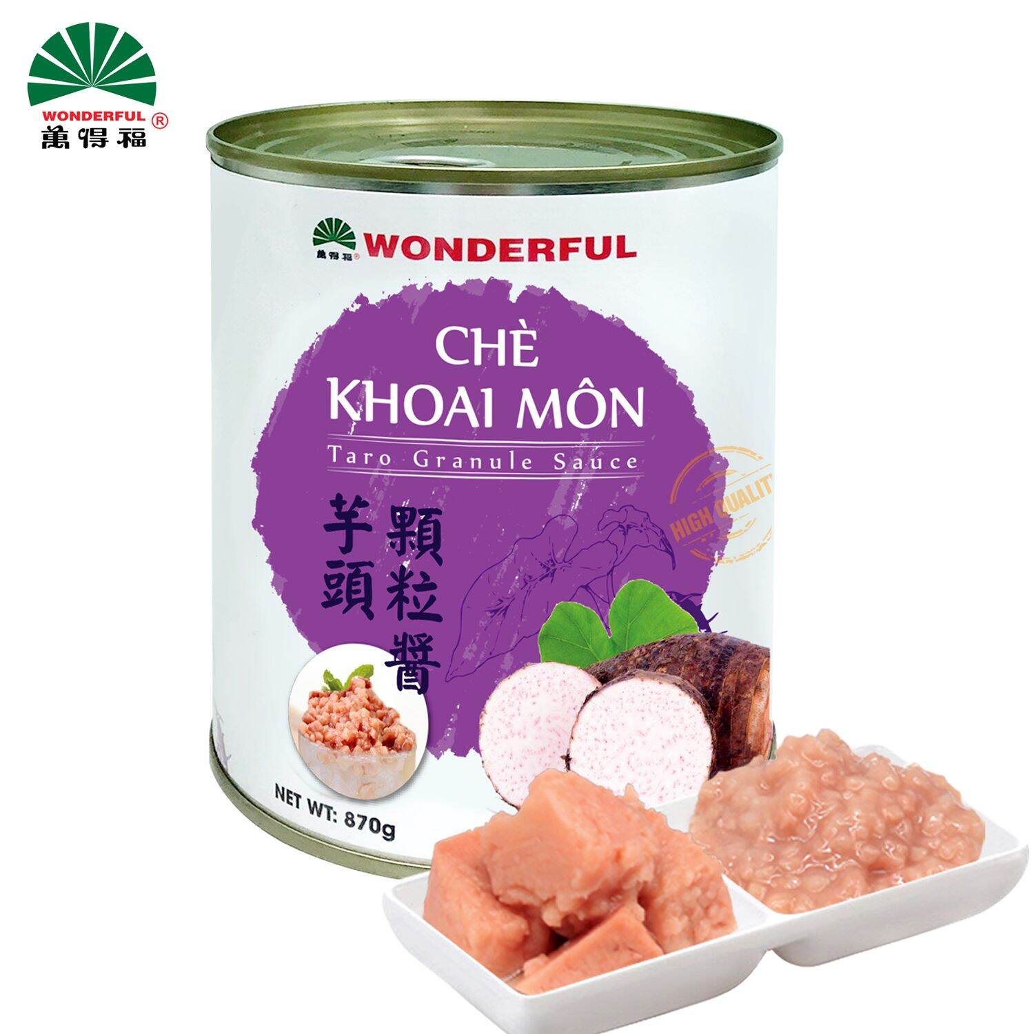 Chè Khoai Môn Wonderful Lon 850gr