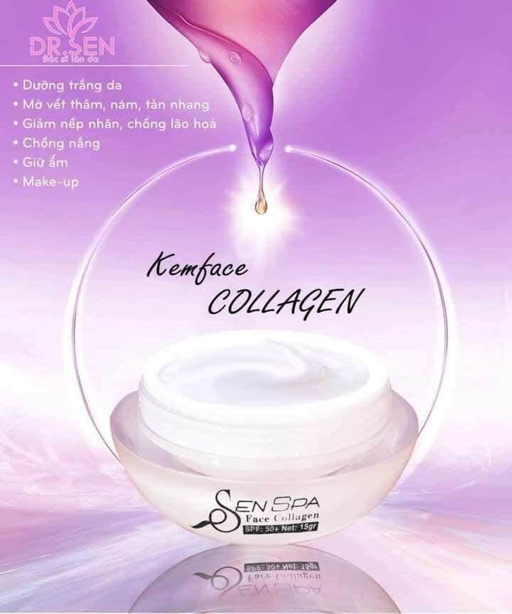 Kem Face Collagen Chống Nắng Senspa( Dr sen)