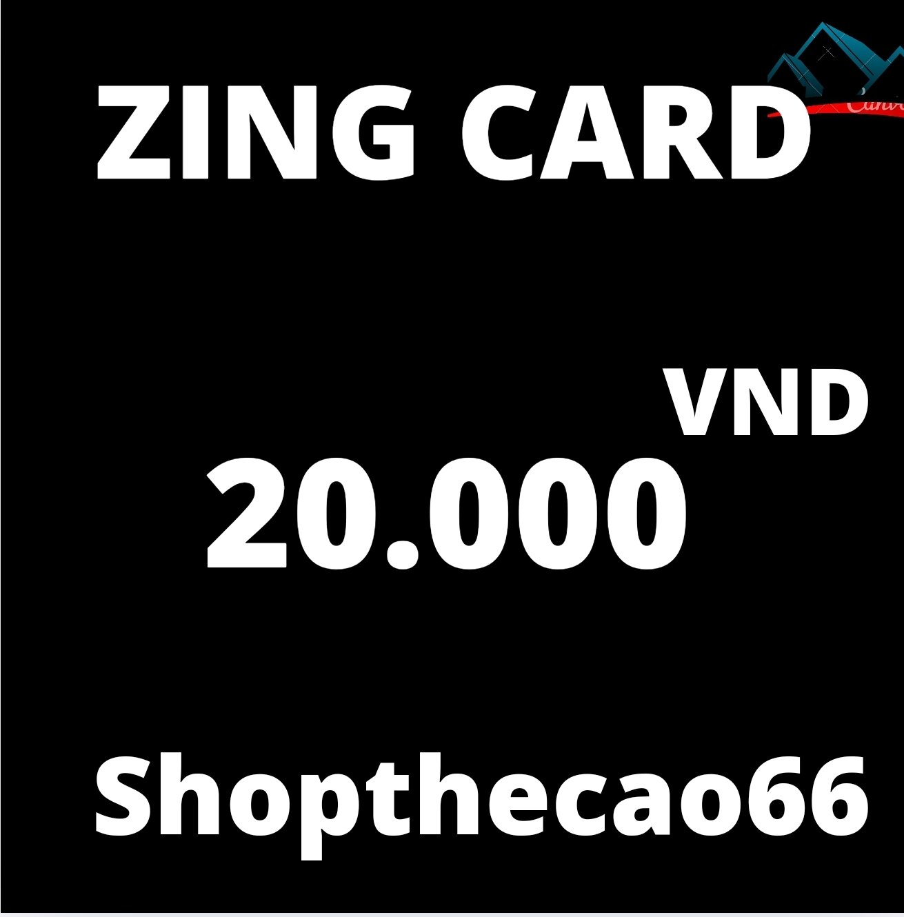 Zing card 20,000 VND