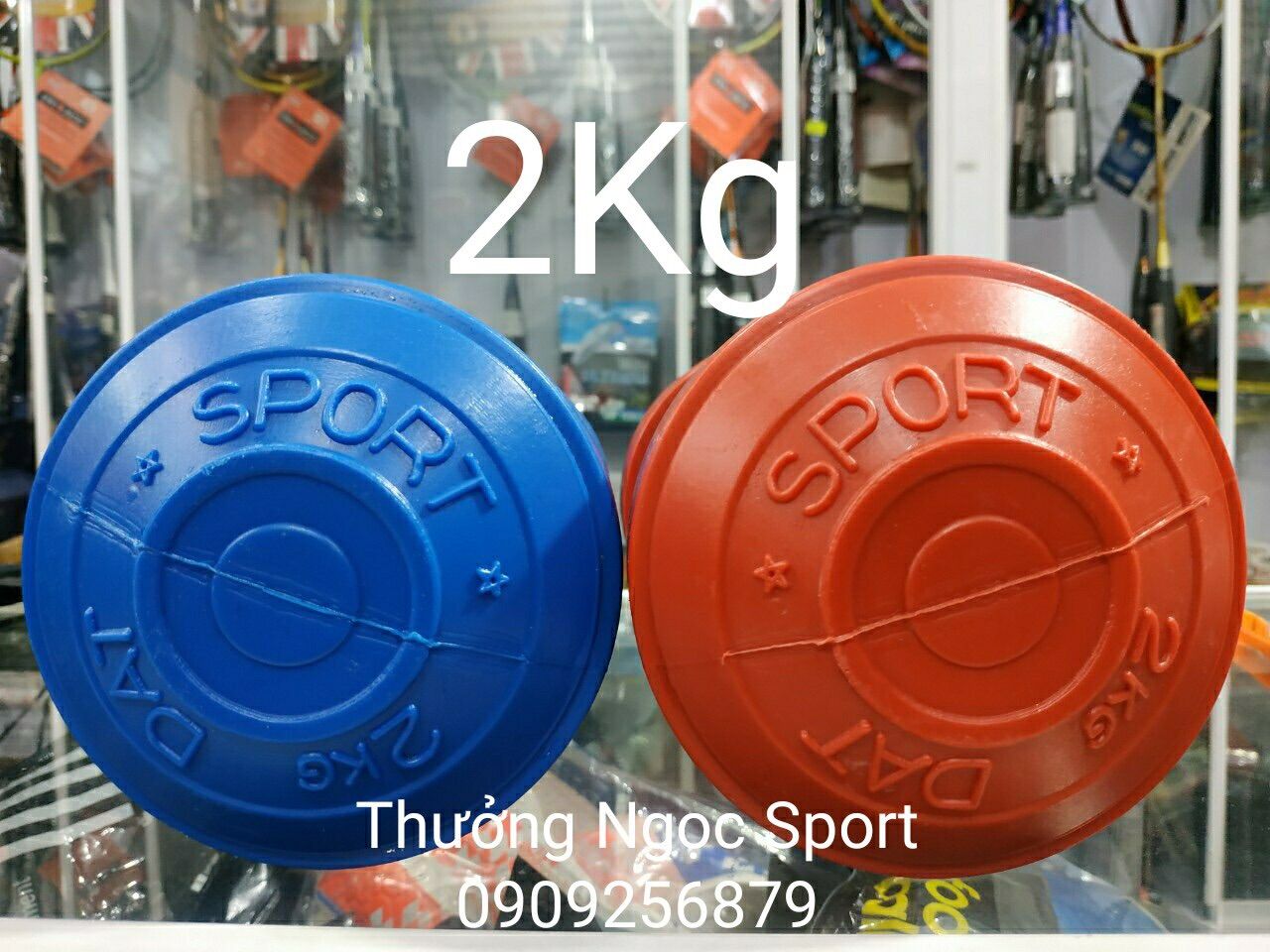 TẠ 2Kg Nhựa Nhồi Sẵn Giá 1Cục