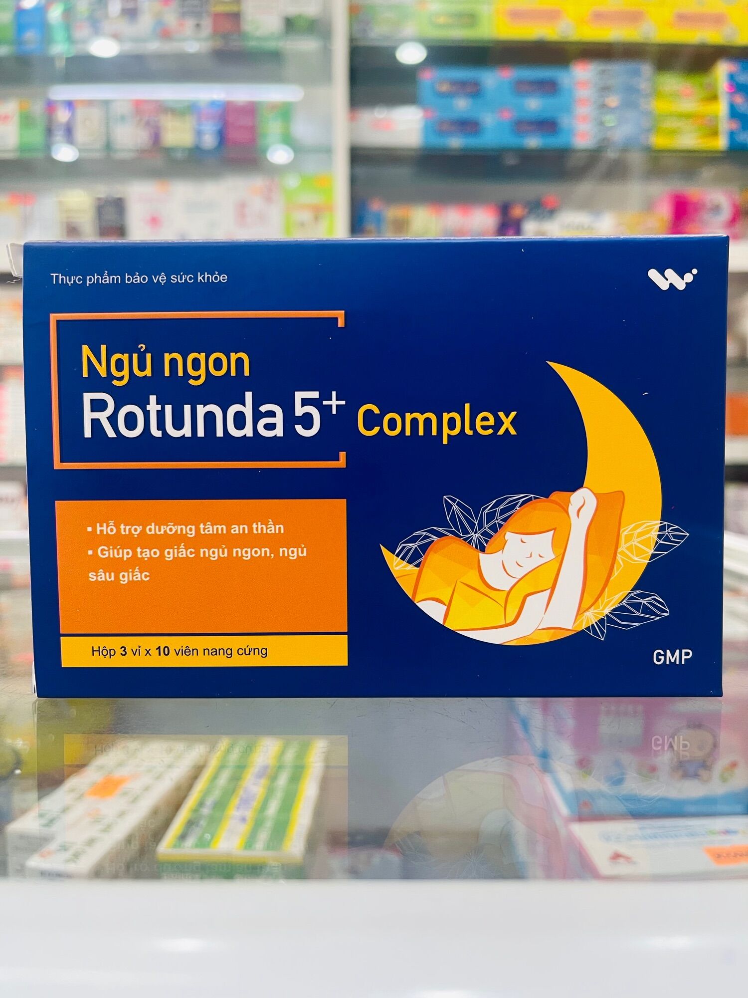 Rotunda 5+ Complex - Hỗ trợ dưỡng tâm an thần Giúp tạo giấc ngủ ngon ngủ sâu giấc - 30 viên