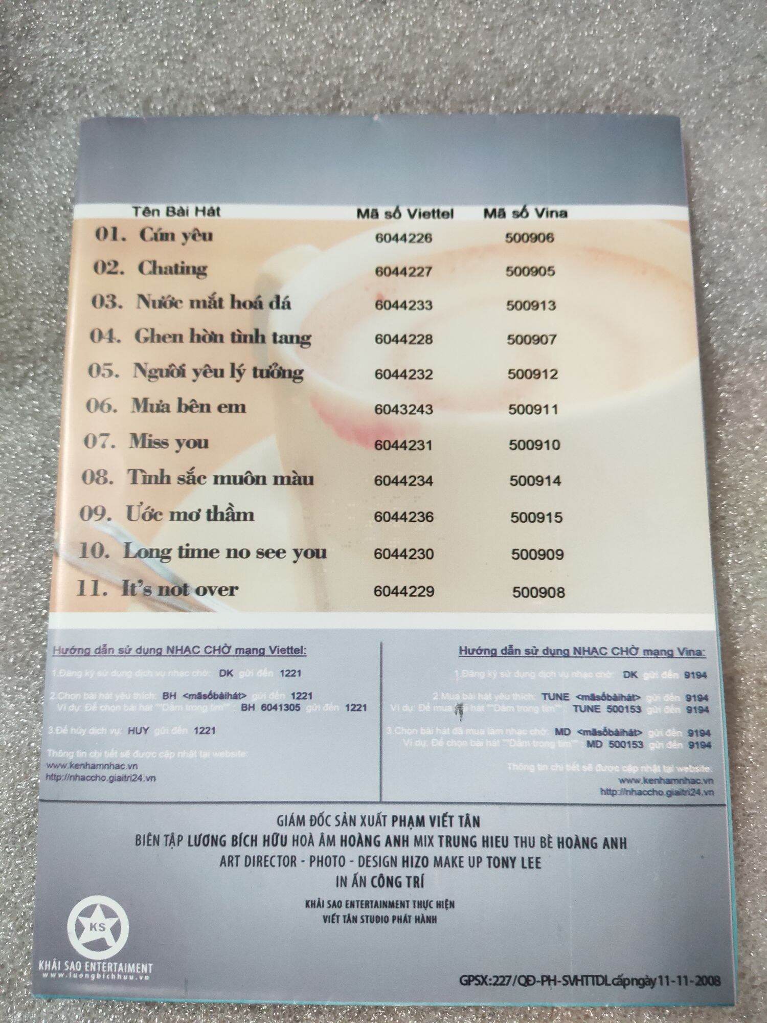 CD - Lương Bích Hữu vol 3