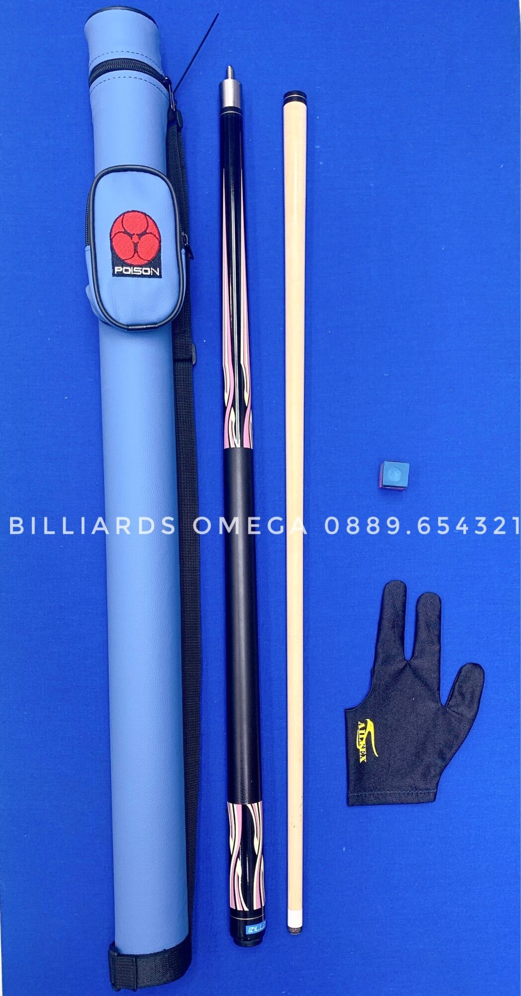 Combo Cơ/Gậy Bida Lỗ Billee (Tặng Kèm Bao Cơ, Găng Tay Và Lơ)