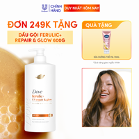 Dầu gội Bảo Vệ Tóc Trước Tia UV Dove Ferulic+ Repair & Glow 600G