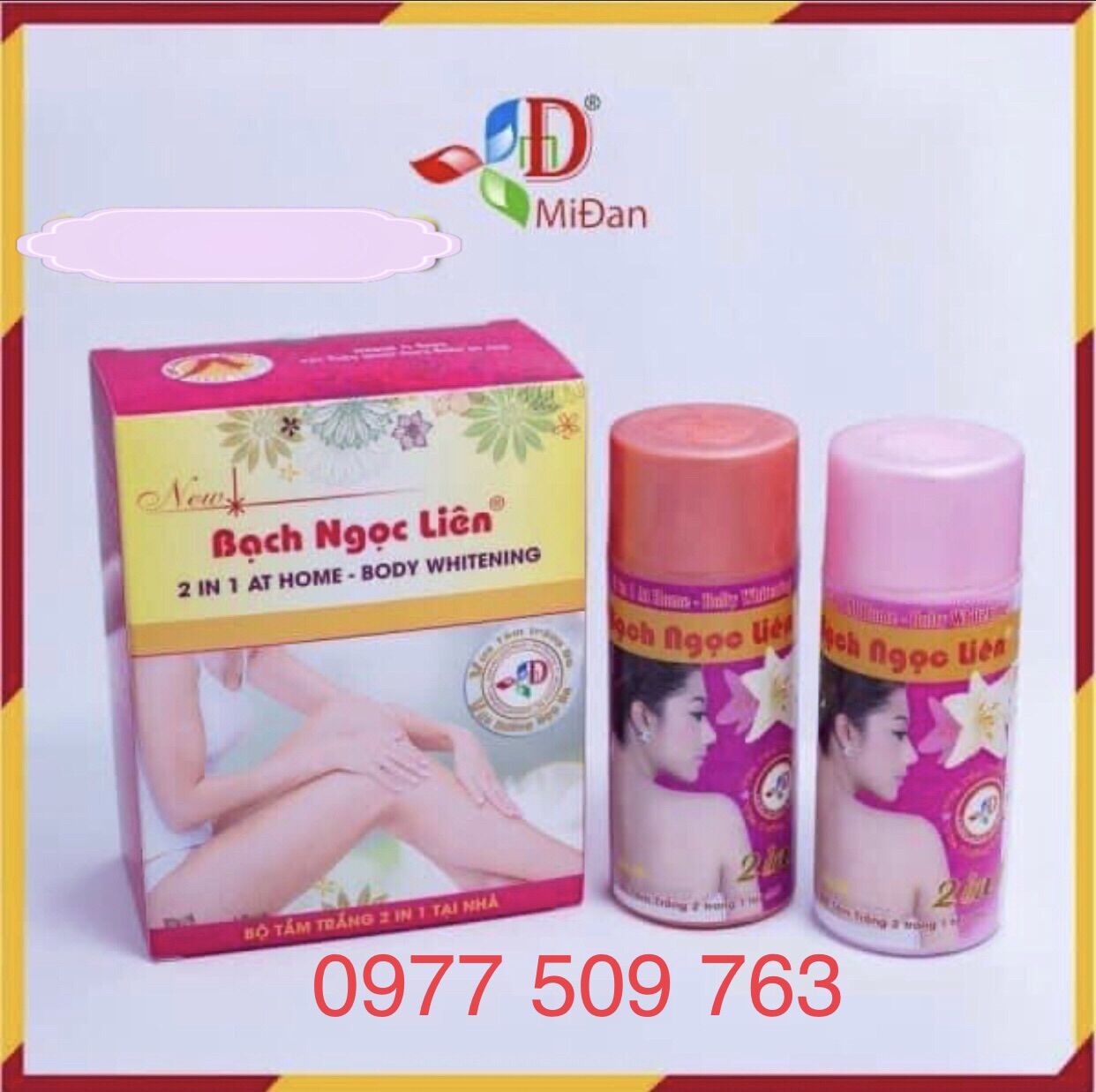 Chính hãng - Tắm Trắng BẠCH NGỌC LIÊN 200gr