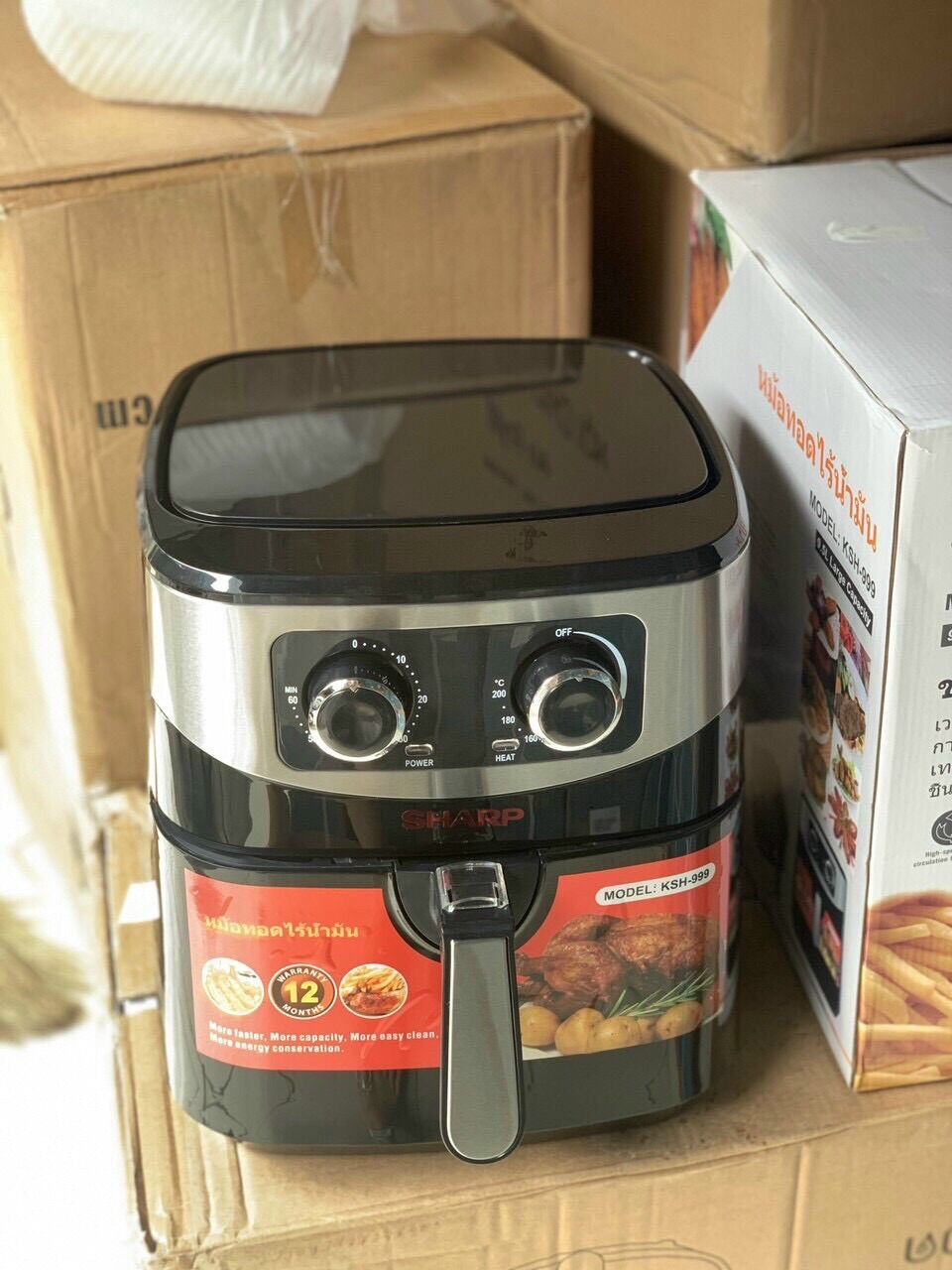 Nồi chiên không dầu sharp