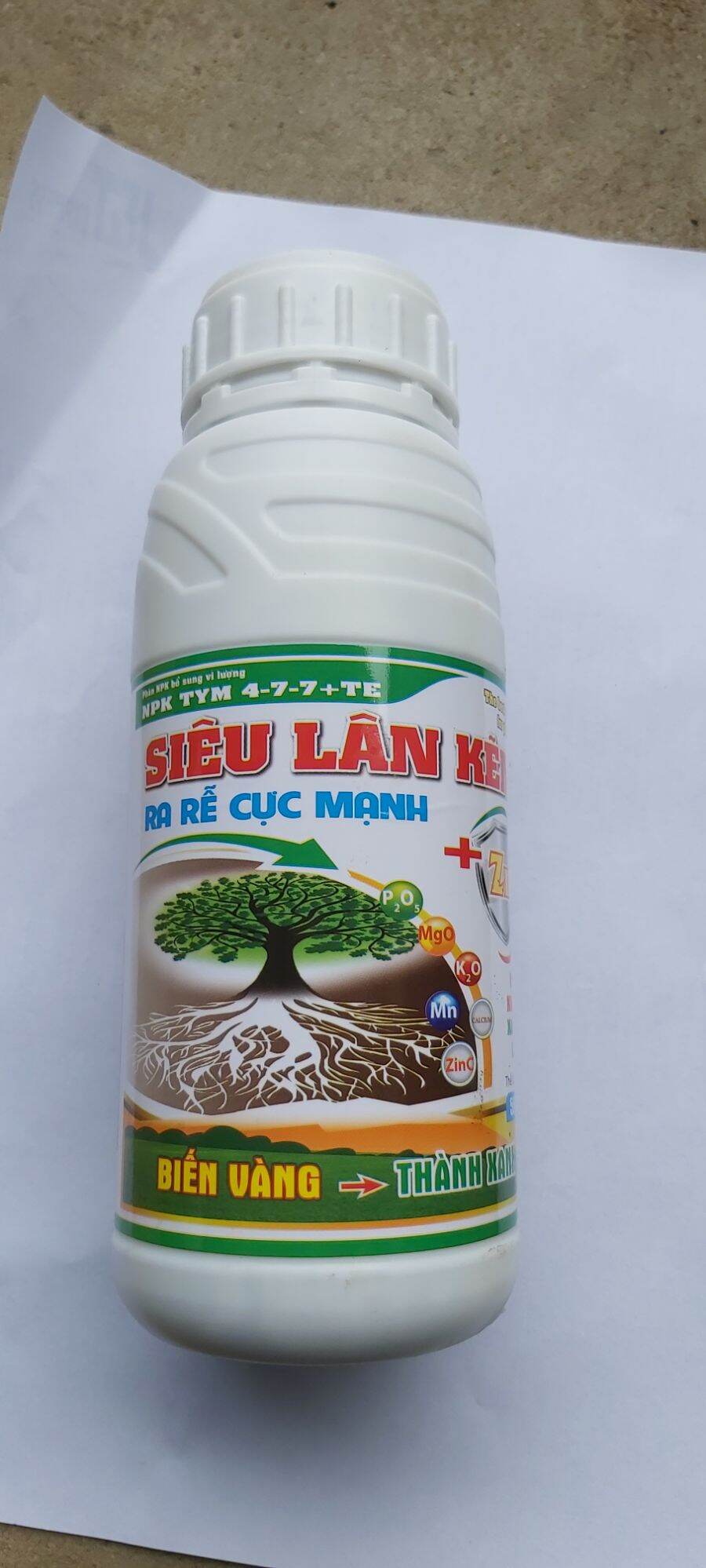 Combo 2 chai phân bón lá siêu lân kẽm chai 500cc