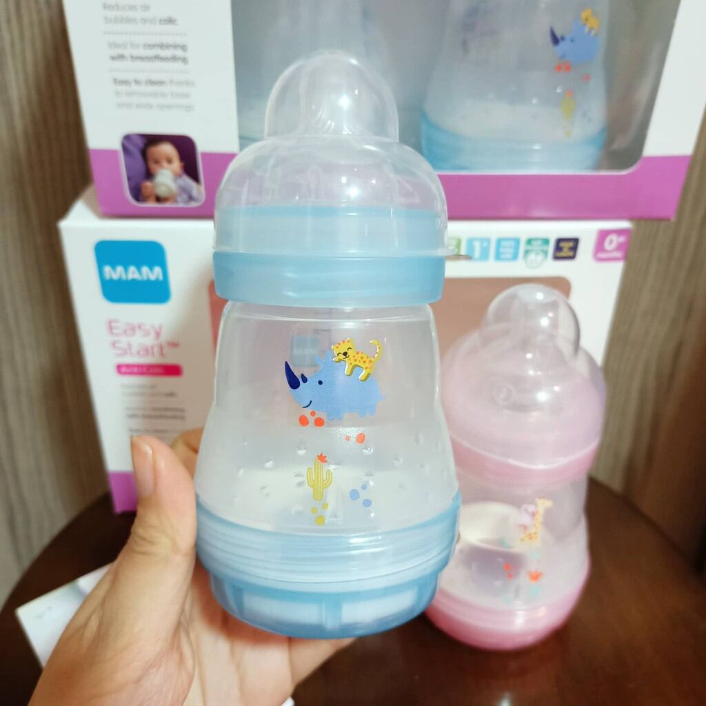 Bình sữa chống đầy hơi MAM 160ml/260ml