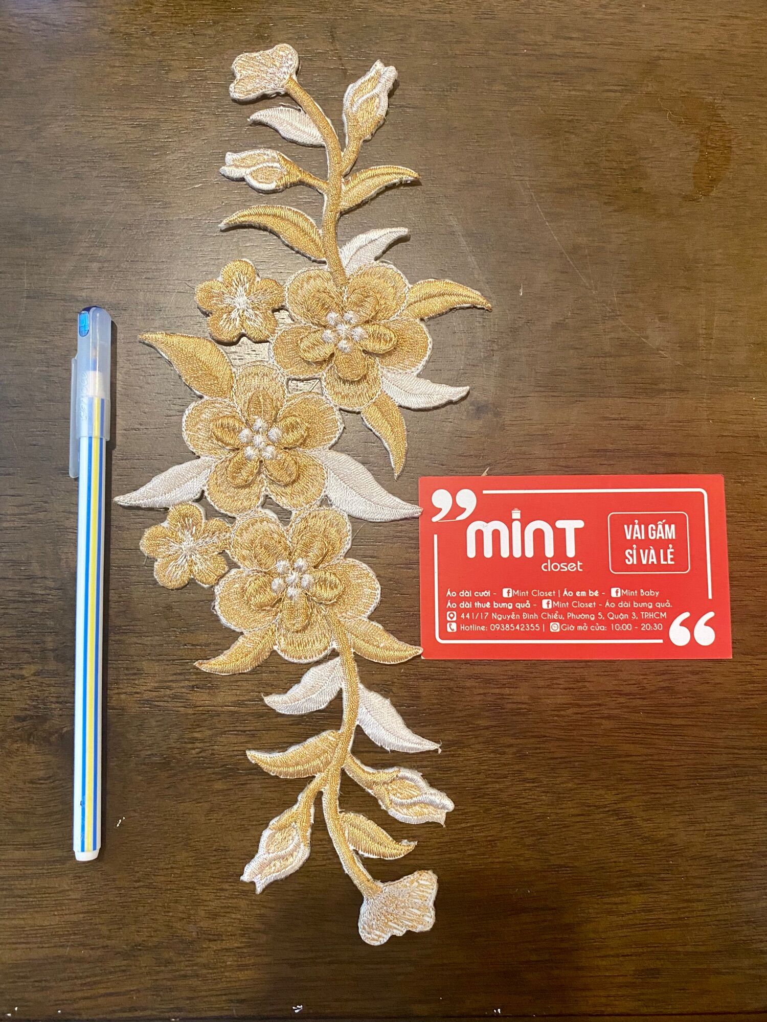 Bông chỉ ủi quần áo, áo dài, đầm, váy 02
