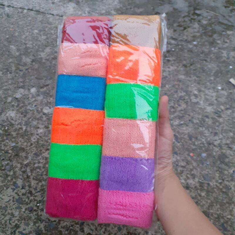 Combo 12 len cột tóc sắc màu bản to ( tặng 01 kẹp tóc càng cua 5 chấu tốt )