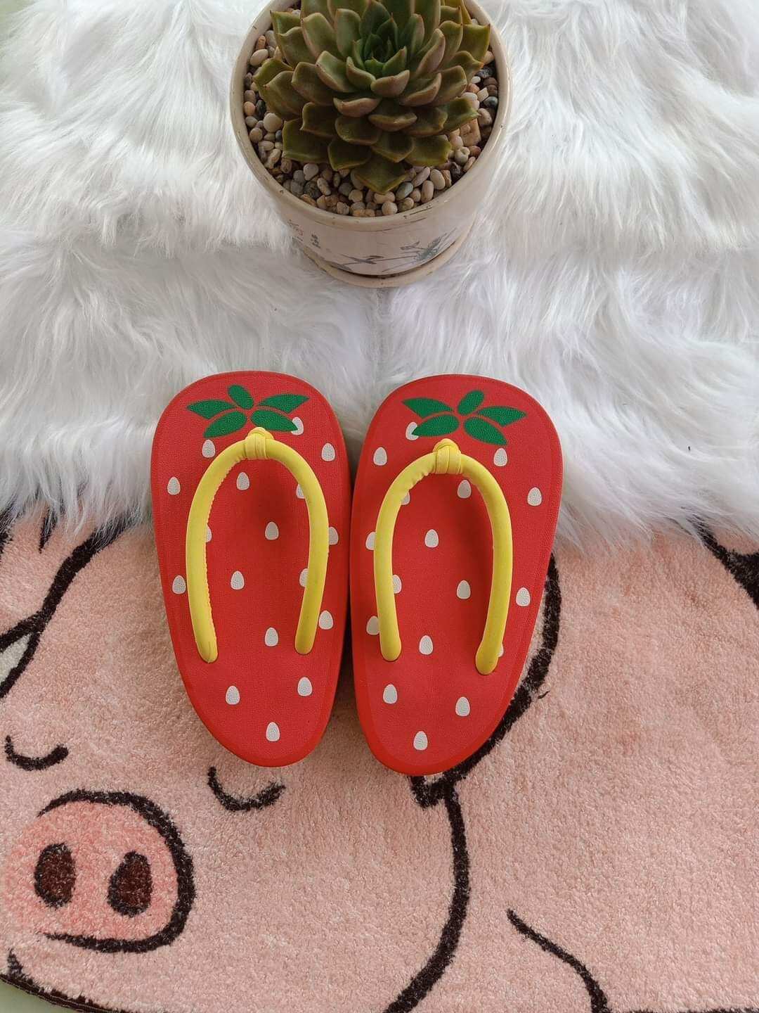 DÉP HOA QUẢ MANG TRONG NHÀ [Free size 35-39]