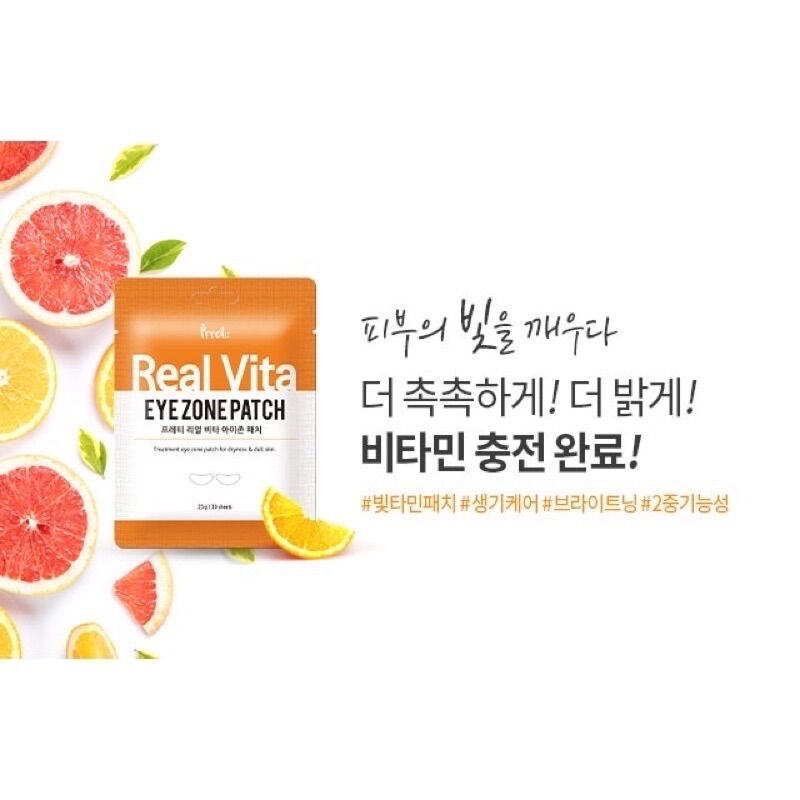 [FREESHIP]Mặt nạ mắt Prreti Real Vita Eyezone Patch