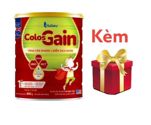 Sữa bột Colosgain 1+ 800g ( Có mã QR tích điểm - Date 2026)