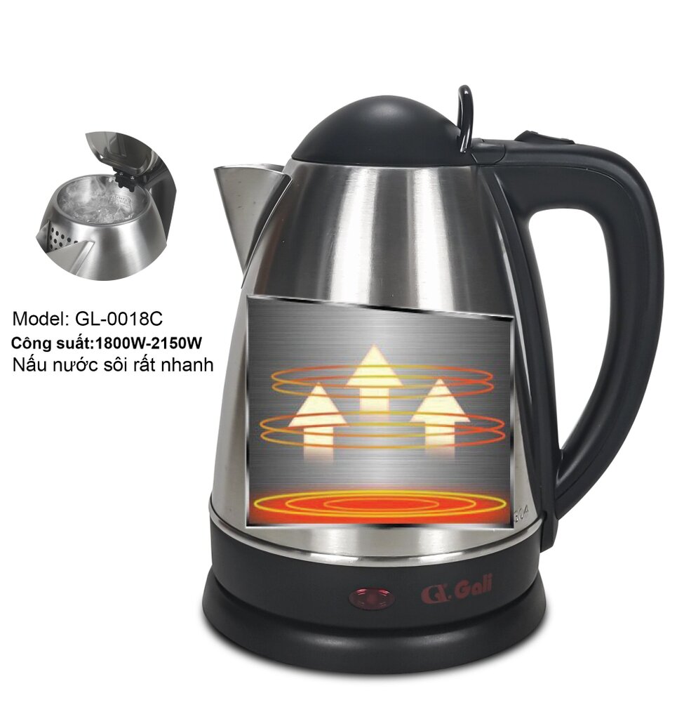 Ấm đun siêu tốc Gali GL-0018C 1,8 lít