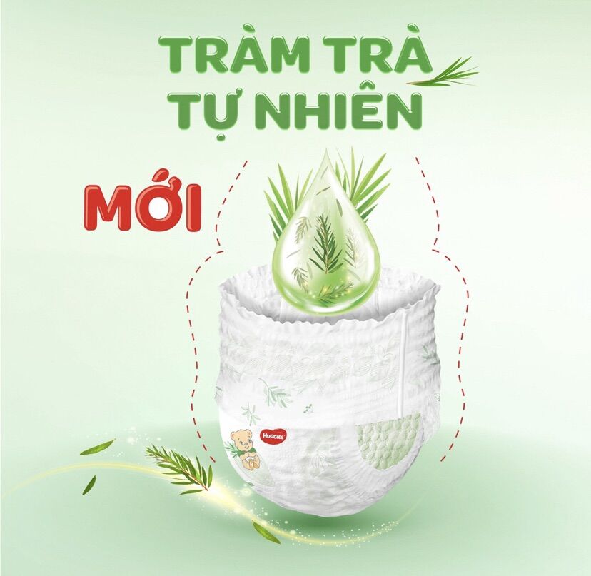 Tả quần Huggies XL88 tràm trà mẫu mới