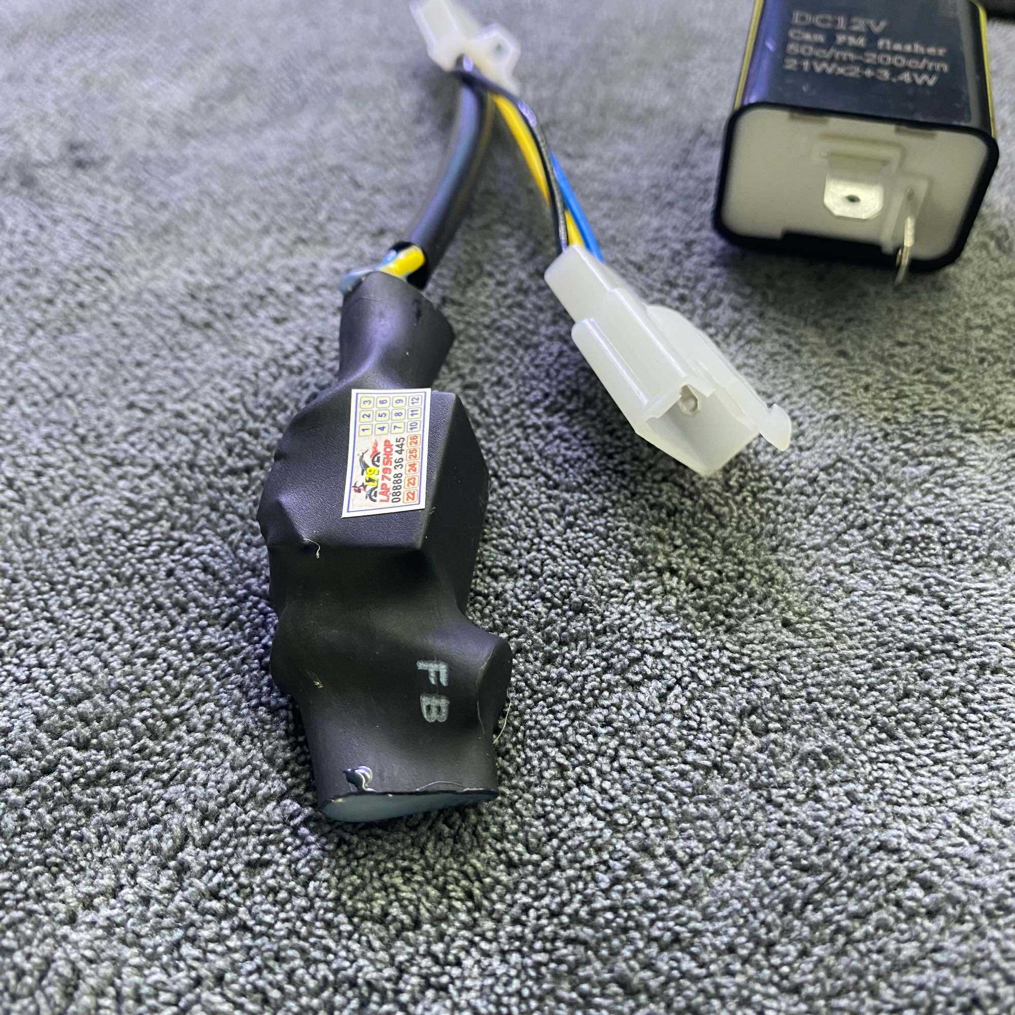 Mạch hazard ưu tiên lắp cho Satria ,Raider Fi - Xài công tắc zin