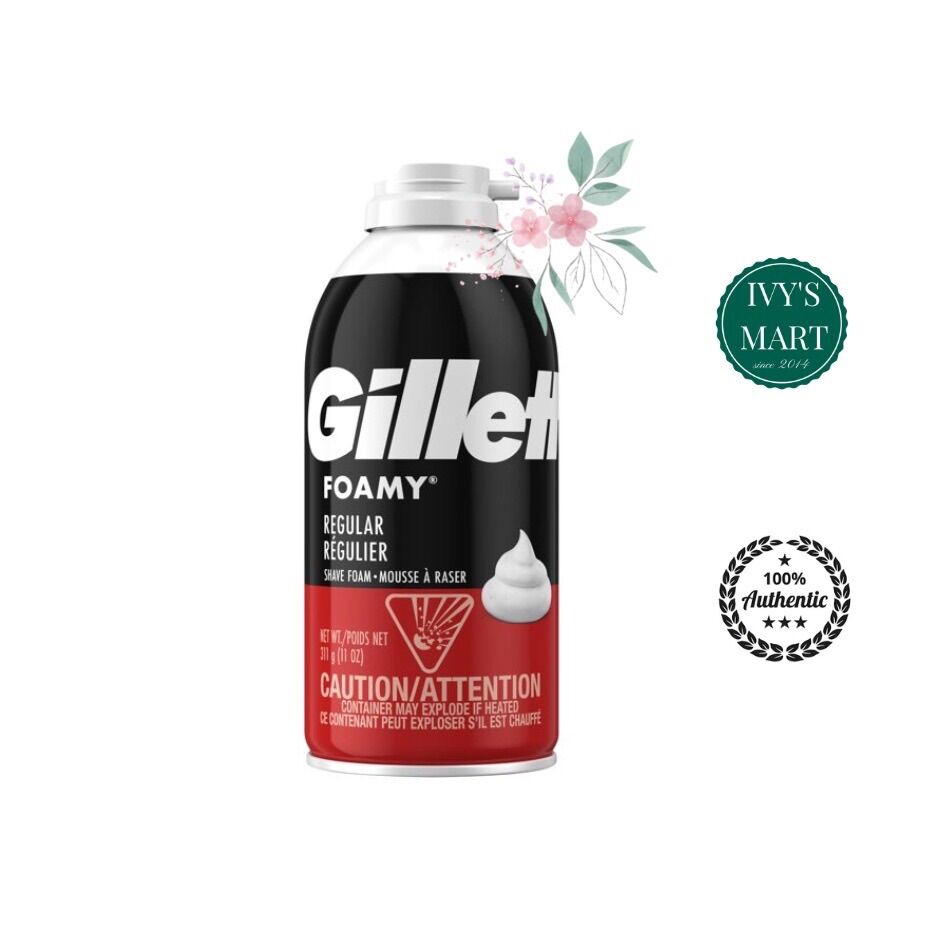 Bọt cạo râu gillette foamy shave foam 311g