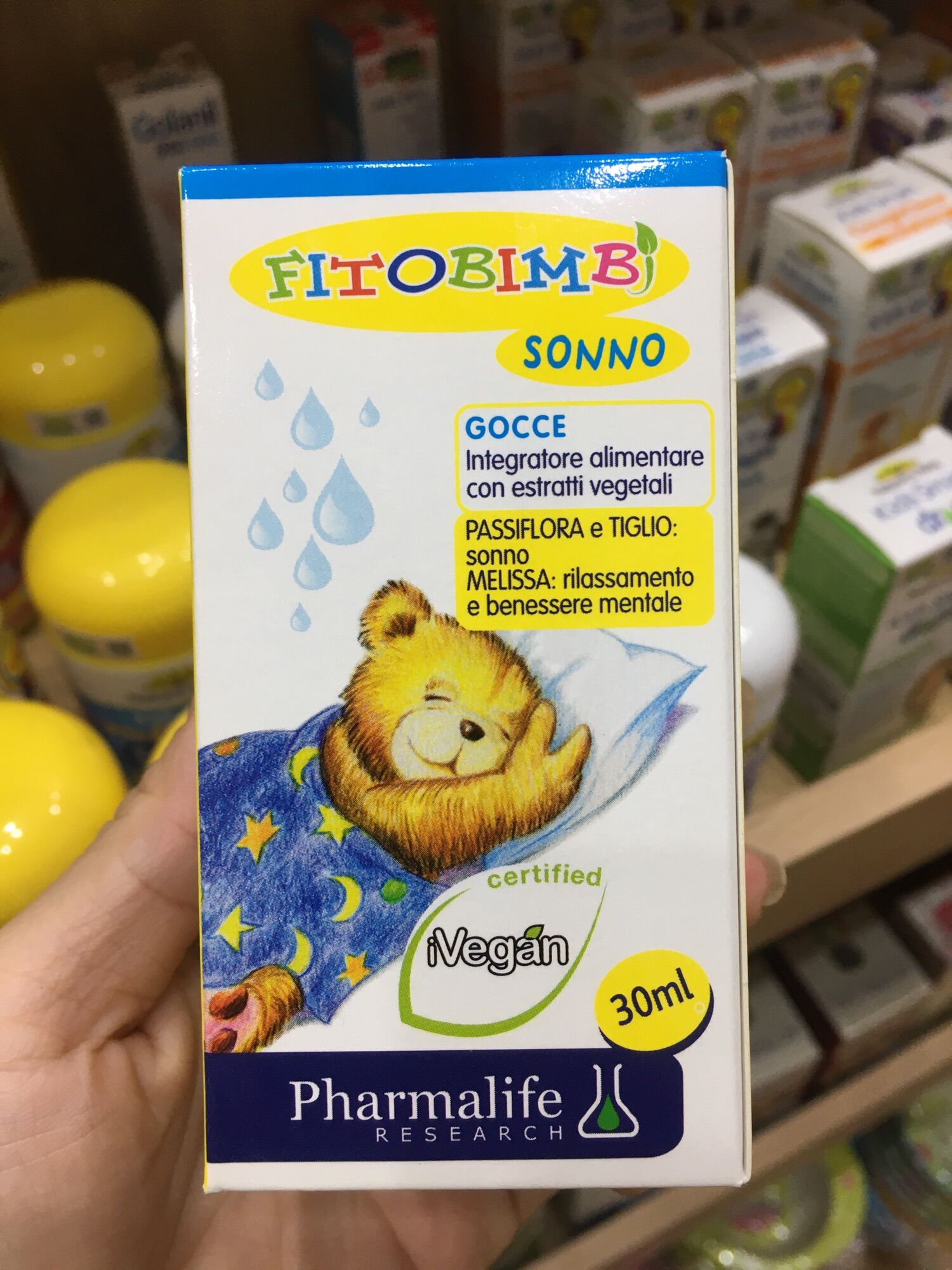 Siro ngủ ngon cho bé Sonno Bimbi Gocce