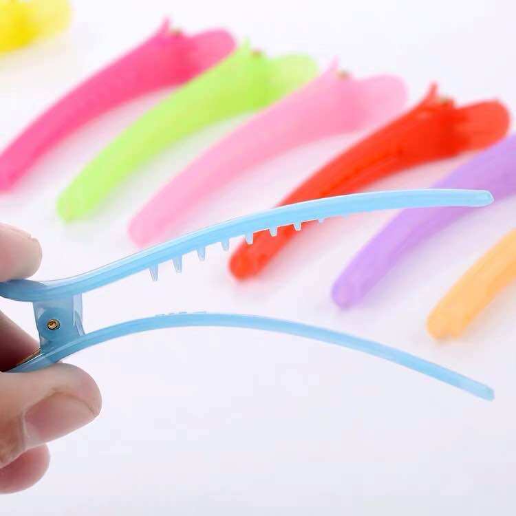 HCM - Kẹp tóc bấm mỏ vịt màu Pastel Hàn quốc