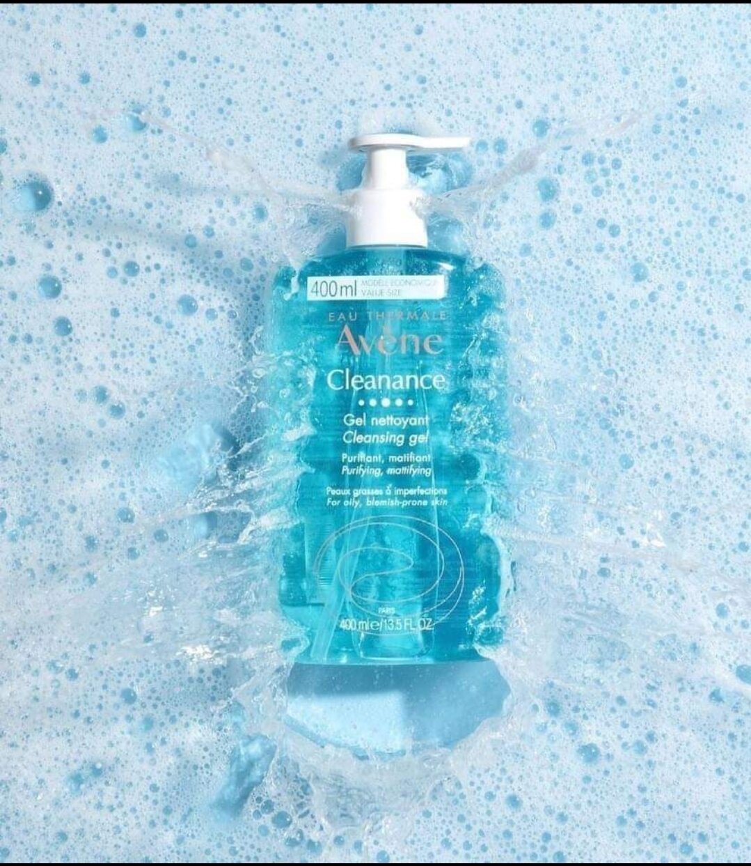 Sữa rửa mặt tạo bọt kiểm soát dầu Avene Cleance 400ml