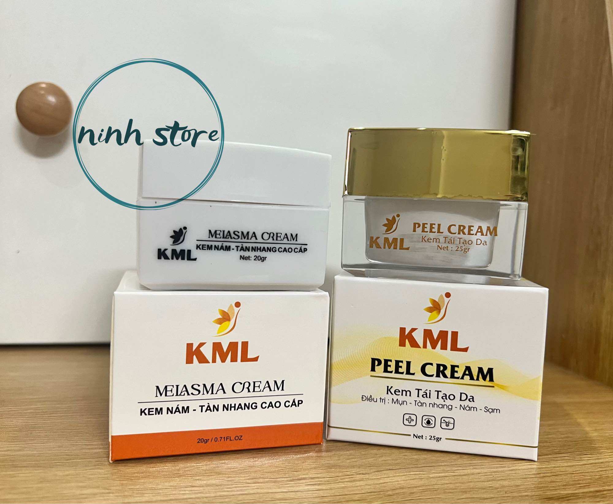 Combo Peel da KML Tái tạo da nhanh bong da không sưng đỏ